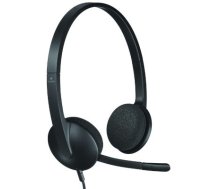 Bezvadu austiņas Logilink  LOGITECH H340 USB Headset black