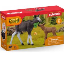 Figūriņa Schleich Komplekts Figūriņu Aļnis Z Cielęciem