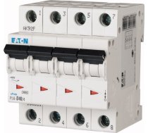 Eaton Virsstrāvas automātiskais slēdzis 4p D 40a 6ka Ac Pl6-d40/4 166551