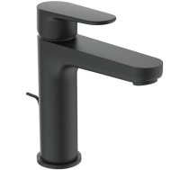 Ideal Standard CERAFINE O H120 izlietnes maisītājs ar pop-up noplūdi izlietnei, Silk Black