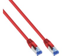 InLine InLine® Patch Cable S/FTP PiMF Cat.6A halogen free 500MHz red 0.3m