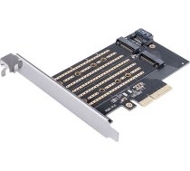 Kontrolieris Orico Karte Pci-e Na M.2 Nvme I M.2 Sata