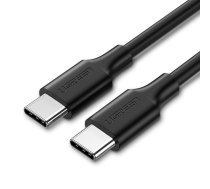 Kabelis Ugreen  USB 2.0 Type C to Type C Cable Nickel Plating 1m Black