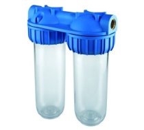 Filtra dubultais korpuss 3P-BFO 10"-1" 8 bar, 45°C