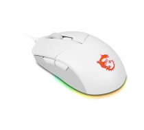 Msi Clutch Gm11 White Pele Oburęczny Usb Tips-a Optiskais 5000 Dpi