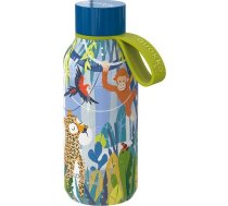 Quokka Quokka Solid Kids With Strap - Pudele Termiskā Nerūsējošā Tērauda 330 Ml Ar Siksnu (jungle)