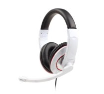 Vadu austiņas Gembird  HEADSET STEREO WHITE/MHS-001-GW