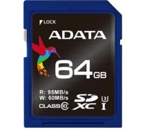 Karta ADATA Premier Pro SDXC 64 GB Class 10 UHS-I/U3 V30 (ASDX64GUI3V30S-R)