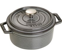 STAUB Staub Cocotte 12cm round Graphite grey, cast iron