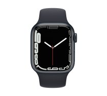 Viedpulksteni Apple  Watch Series 7 GPS, 41mm Midnight Aluminium Case with Sport Band - Regular Midnight