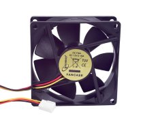 FANCASE Fan for PC Case 80mm x 80mm x 25mm