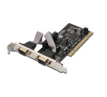 Expansion Card/Controller RS232 PCI , 2xDB9, Low Profile, Chipset