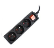 UPS power strip 3FR/16A/C14/0.6m/black