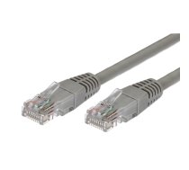 Cable Patchcord cat.5e RJ45 UTP 1m. grey