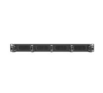 Cable Organizators For 19-inch 1u Type B Cabinets, Ak-1203-b Black