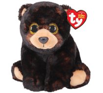 Plush toy Ty Bear brown-black - Kodi 15 cm