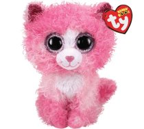 Plush toy TY Cat pink with curly hair Reagan 24 cm