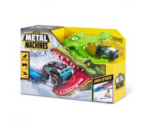 Car track set Crocodile attack