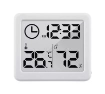 Thermometer with clock function white GB384W