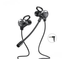 Wired headphones for gamers jack 3,5mm black