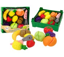 Fruit Cutting Set in a Box 9 Pieces Green Knife