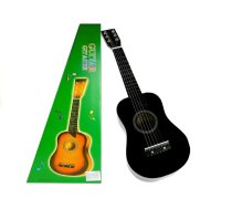 Classic Wooden Guitar For Kids Black Looking Like Real