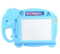 Magnetic Drawing Board Blue Elephant with Stamps