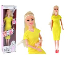 Doll Pregnant Mom Baby Doll Yellow Pregnancy