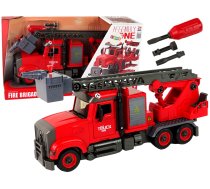 Fire Truck Fire Brigade for Unscrewing Accessories Red