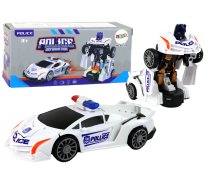 Robots Car Police White 2in1 Transformation