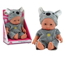 Small Baby Doll, Gray Clothes, Koala Hat