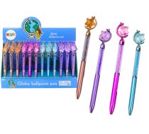 Ballpoint Pen With Star Diamonds Blue Refill 0.7mm Mix