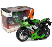 Sports Motorcycle with Sounds 1:14 Green