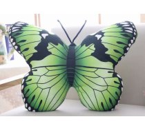 Mascot Plush Butterfly Green Pillow 40 x 30 cm