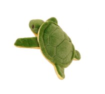 Turtle Plush Mascot Keychain Squeaker Green 15 Cm