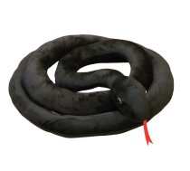 Plush Black Snake Mascot 110 cm