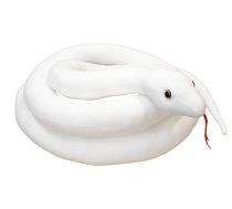 Plush White Snake Mascot 110 cm