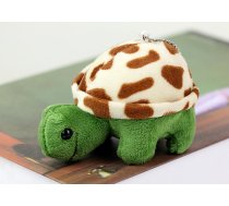 Plush Turtle 10 cm Brown Mascot Keychain