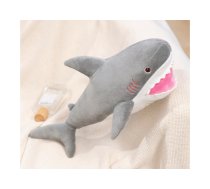 Plush Shark Mascot Cuddly Toy 40cm Gray