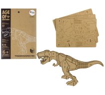 Wooden 3D T-Rex Spatial Puzzle Educational Assemblage 22 Pieces