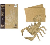 Wooden 3D Scorpion Puzzle Educational Assemblage 35 Pieces