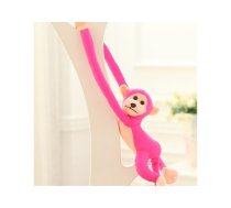 Plush Monkey Mascot with Sound, Dark Pink 60 cm