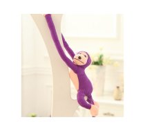 Plush Monkey Mascot with Sound, Purple, 60 cm