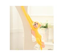 Plush Monkey Mascot with Sound, Yellow 60 cm