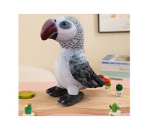 Plush Gray Parrot Mascot 20 cm