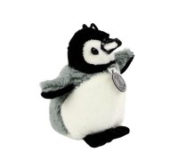 Penguin Mascot Pendant 16 cm Plush Gray Cuddly Toy