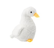 White Plush Goose Mascot Cuddly Plush Duck 30cm