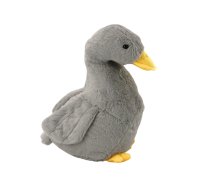 Gray Plush Goose Mascot Cuddly Plush Duck 30cm