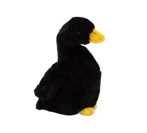 Black Plush Goose Mascot Cuddly Plush Duck 30cm