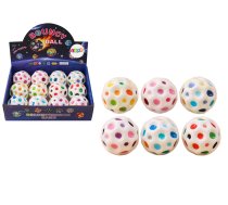 Space Ball for Bouncing and Kneading with Dimples White 7cm